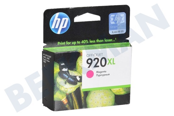 HP Hewlett-Packard Impresora HP HP 920 XL Magenta Cartucho de tinta 920XL Magenta
