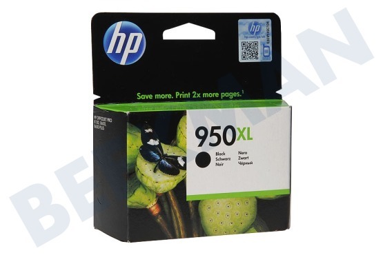 HP Hewlett-Packard  HP 950 XL Black Cartucho de tinta 950XL Negro