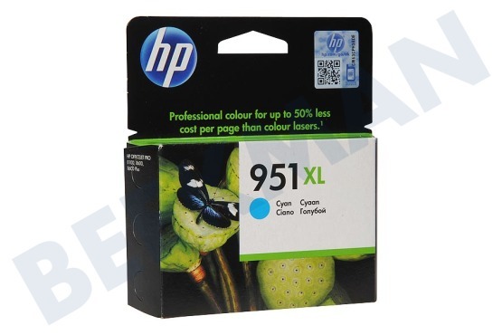 HP Hewlett-Packard  HP 951 XL Cyan Cartucho de tinta 951XL cian