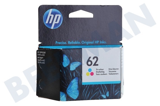 HP Hewlett-Packard  HP 62 Color Cartucho de tinta 62 colores