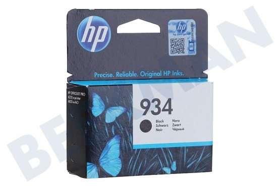 HP Hewlett-Packard  HP 934 Black Cartucho de tinta 934 negro