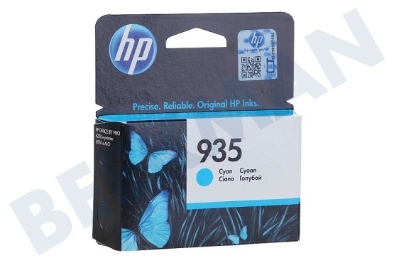 HP Hewlett-Packard  HP 935 Cyan Cartucho de tinta 935 cian