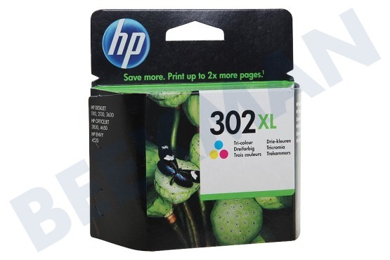 HP Hewlett-Packard  F6U67AE HP 302XL color