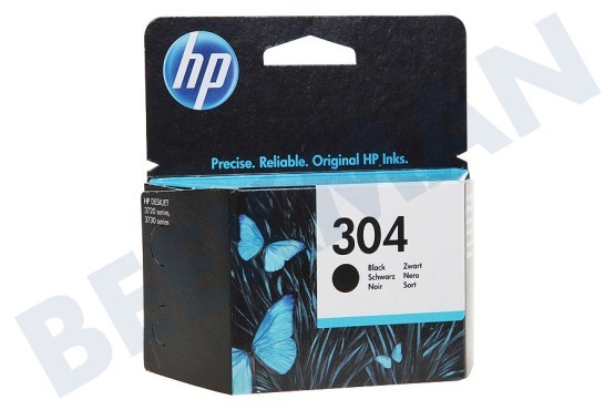 HP Hewlett-Packard  N9K06AE HP 304 Negro