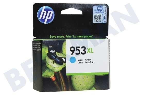 HP Hewlett-Packard  F6U16AE HP 953XL Cyan
