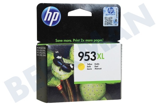 HP Hewlett-Packard  F6U18AE HP 953XL amarillo