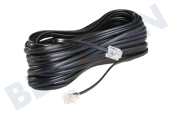 BMS  Cable de conexión RJ11 (M) - RJ11 (M), negro, 10 metros