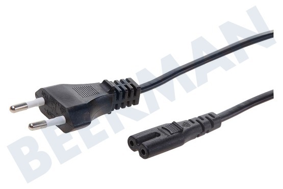 Easyfiks  Mains C7 cable, 230V, 5 Amp, 2x0.75mm2, 5,0 Meter