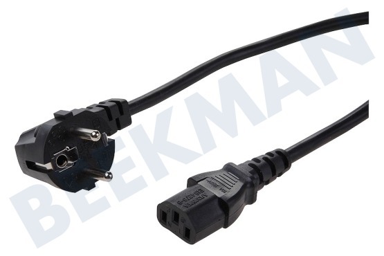 Easyfiks  Cable de red C13, 230 V, 10 Amp, 3x0.75mm2, 5,0 Meter