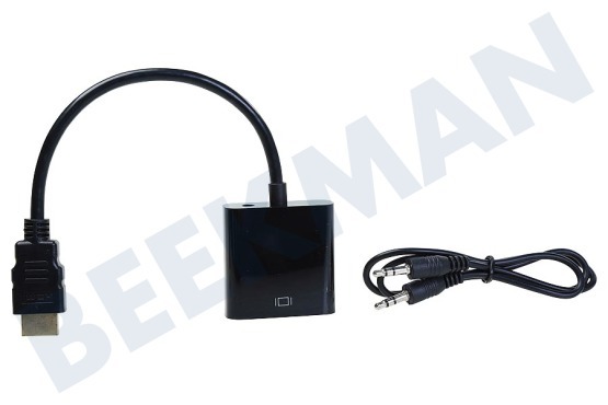Easyfiks  Cable adaptador HDMI A macho - Adaptador VGA hembra
