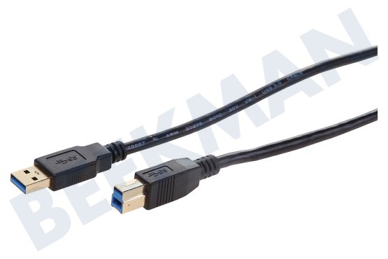 Easyfiks  Cable de conexión USB 3.0 A macho - USB 3.0 B Macho, 1.5 Meter