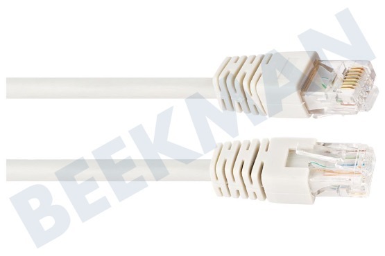 Easyfiks  Cable de red UTP CAT6 Blanco, 1,5 metros, 2x RJ45 Macho