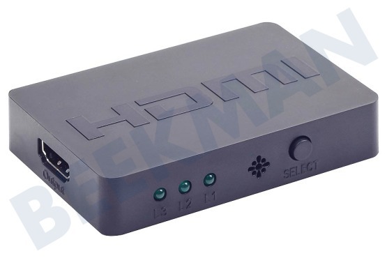 Cablexpert  Conmutador HDMI de 3 puertos con control remoto