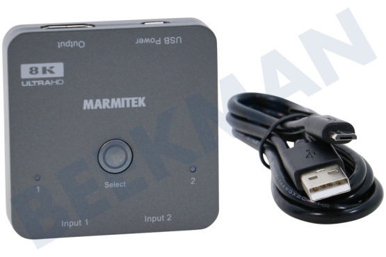 Marmitek  25008415 Conecte el interruptor 720 HDMI 8K