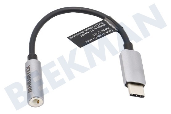 Marmitek  Adaptador USB-C > Jack 3.5mm