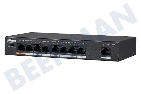 Dahua  PFS3009-8ET-96 Switch PoE de 8 puertos