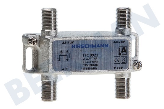 Hirschmann  TFC0921 Elemento rama doble 8,5 dB-3,6 dB, 5-1218 MHzh