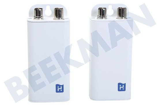 Hirschmann  INCA 1G White Juego de adaptadores Gigabit de Internet sobre cable coaxial que incluye fuente de alimentación USB