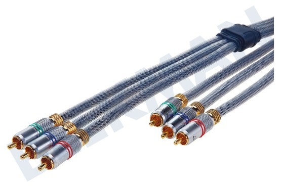Hirschmann  Cable RCA Cable de componentes, 3x Tulip RCA macho - 3x Tulip RCA macho