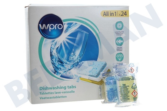 WPRO  TAB310 Detergente líquido Pastillas para lavavajillas