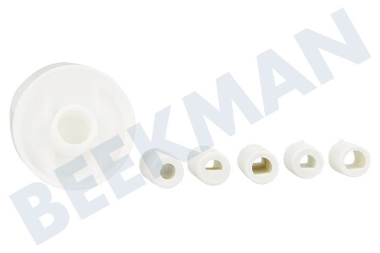 Universeel  Botón De horno, estufa, vitrocerámica blanca.