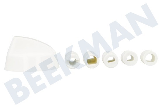 Universeel  Botón De horno, estufa, vitrocerámica blanca.