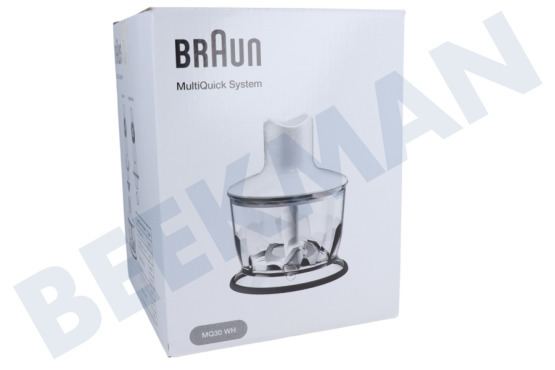 Braun  MQ30 Triturador Picadora MQ30, Blanca, 500ml