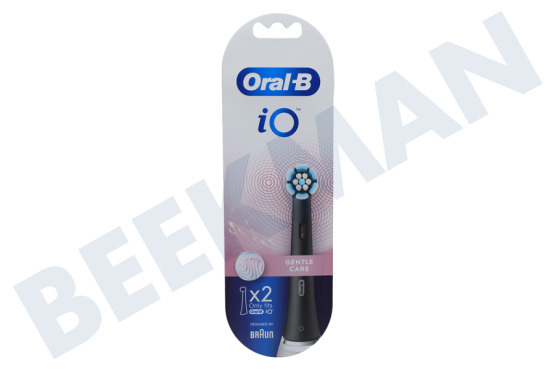 OralB  IO Cuidado Suave Negro 2 piezas