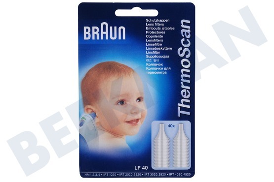 Braun  Filtro Filtros de lentes desechables para Thermoscan