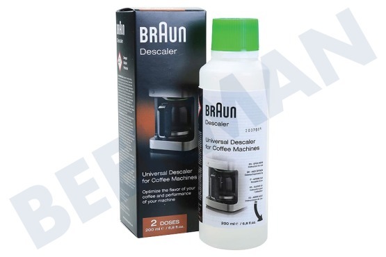 Braun Cafetera automática BRSC003 Descalcificador