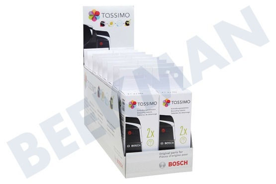 Bosch Cafetera automática 311599, 00311599 Desincrustante Mostrar tabletas descalcificadoras Tassimo