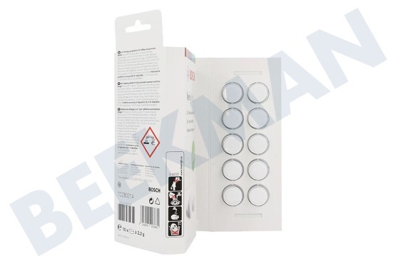 Siemens Cafetera automática TCZ8001A Tabletas de limpieza