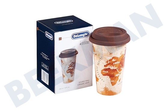 Nespresso Cafetera automática DLSC056 Termo taza Taza de cerámica con doble pared.
