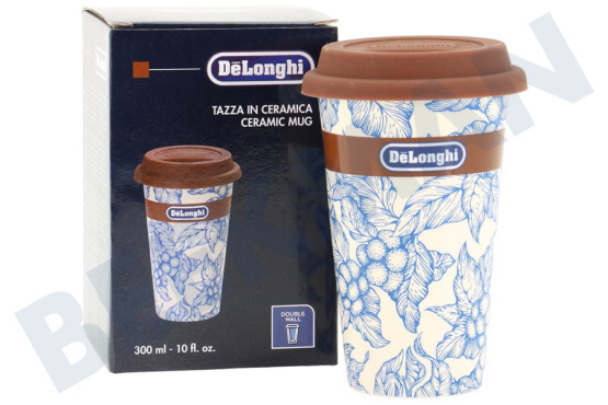 DeLonghi Cafetera automática DLSC064 Termo taza Taza de cerámica con doble pared.