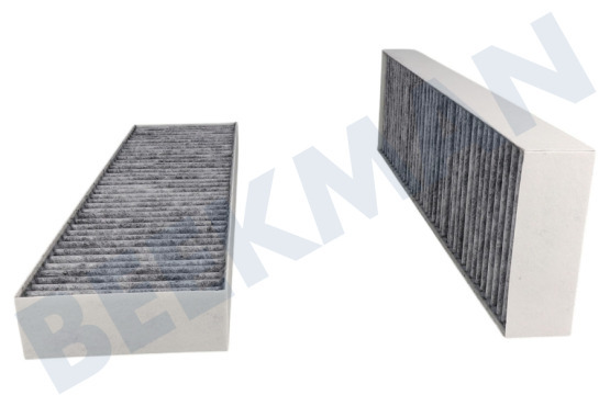 Beko Placa 165265001 Filtro Filtro de carbón, 2 piezas