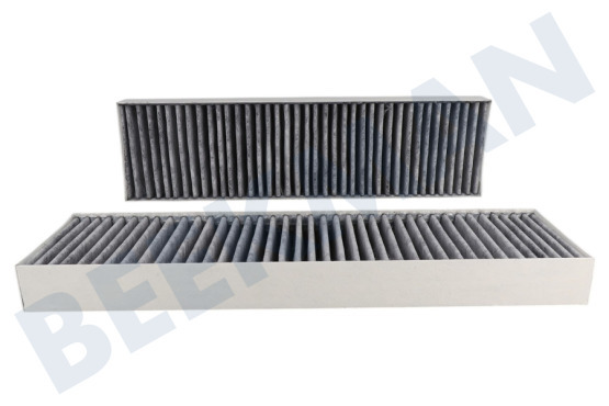 Beko Placa 165265001 Filtro Filtro de carbón, 2 piezas