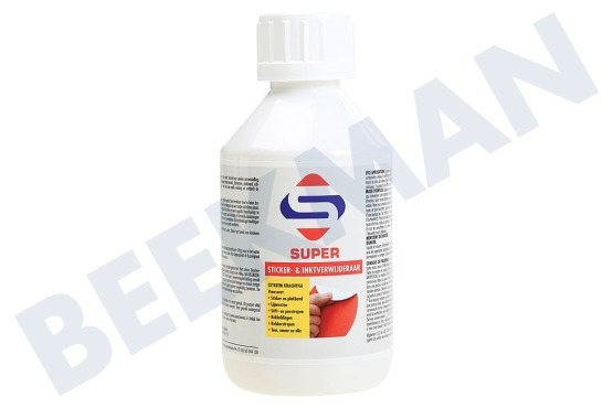 SuperCleaners  Súper pegatina y 250 ml removedor de tinta