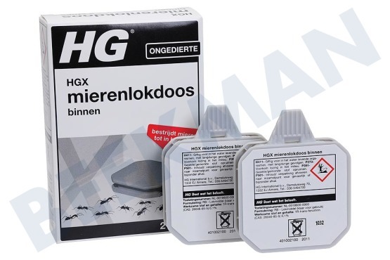HG  Caja de señuelos para hormigas HGX para interiores