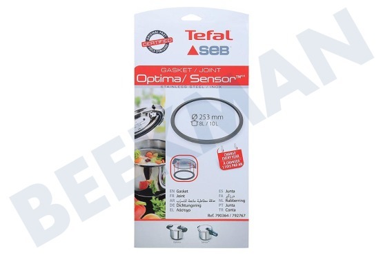 T-fal Olla 790364 Sellado Optima / acero inoxidable Sensor