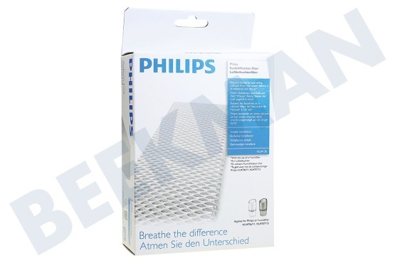 Philips  HU4136/10 Philips Bevochtigingsfilter para humidificador