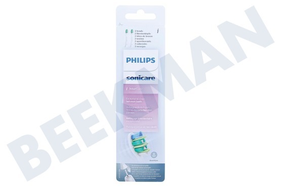 Philips  HX9002/10 Set cepillo de dientes Cabezales de cepillo estándar InterCare, 2 piezas