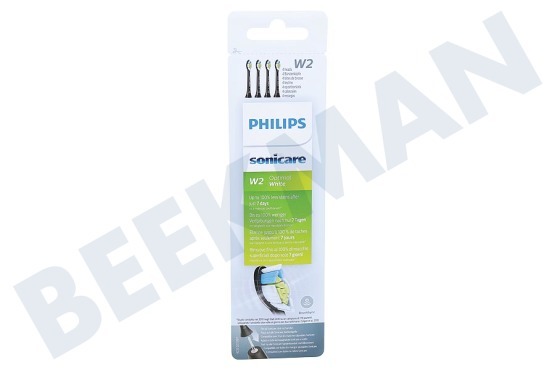 Philips  HX6064/11 Sonicare Optimal White Brush Heads Black