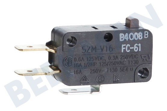 Bauknecht Horno-Microondas Micro switch Interruptor, 3 contactos