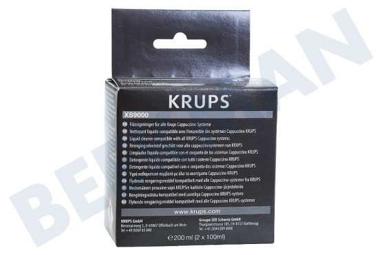 Krups Cafetera automática XS900010 Líquido de limpieza