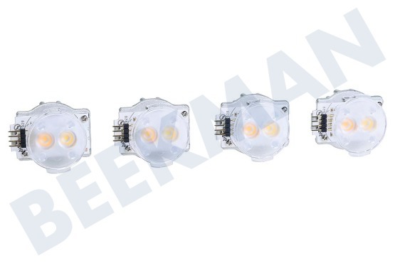 Itho Campana extractora Lámpara Juego de iluminación LED, 4 piezas Dual LED (2 colores de luz)