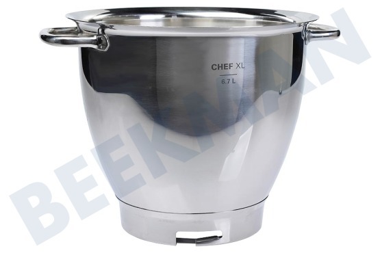 Kenwood Máquina de cocina AW20011027 Jarra depósito Bol para mezclar Chef/Chef XL, Titanio