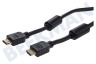 Cable HDMI 1.4 de alta velocidad + Ethernet, 10 Metros, Dorado