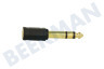 Adaptador de enchufe Jack 6.3mm Macho - Hembra 3.5mm hembra